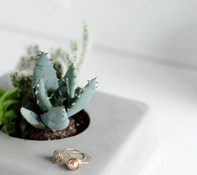 s the 15 tiniest succulent ideas we ve ever seen, flowers, gardening, succulents, This carved concrete planter stand