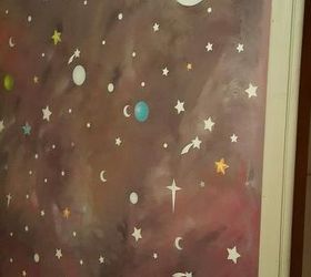 Galaxy Painted Wall For Kids Room Hometalk