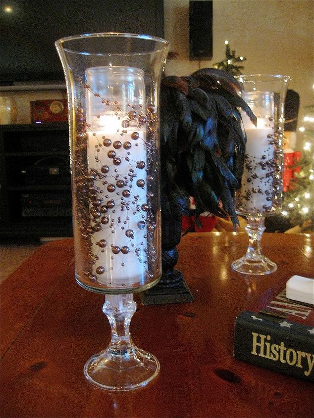 s 14 hidden home decor gems you can find in any dollar store, home decor, repurposing upcycling, A 1 hurricane glass can look super high end