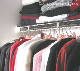 s 12 sneaky ways to fake a type a bedroom even if you re type b, bedroom ideas, organizing, Organize your closet by general color areas