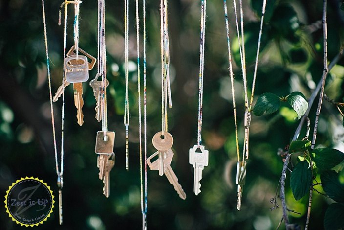 diy key wind chime, crafts, how to, outdoor living, repurposing upcycling