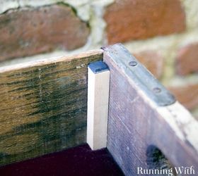 diy shadowbox crate table, diy, how to, painted furniture, repurposing upcycling