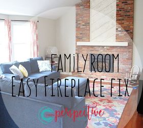 easy fireplace fix work was already done, chalk paint, fireplace makeovers, fireplaces mantels