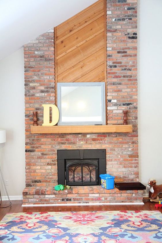 easy fireplace fix work was already done, chalk paint, fireplace makeovers, fireplaces mantels