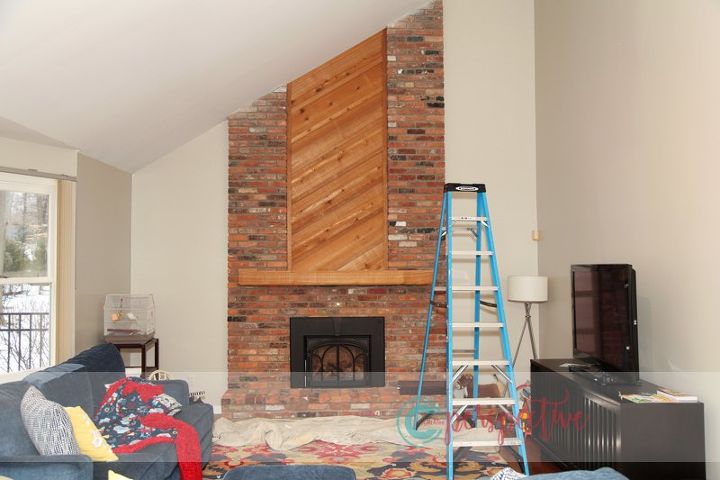 easy fireplace fix work was already done, chalk paint, fireplace makeovers, fireplaces mantels