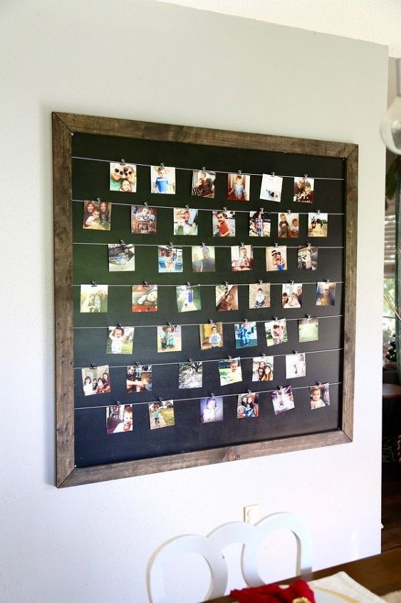 15 heartwarming homemade gifts your mom will absolutely adore, Build a spot where she can show off her kids