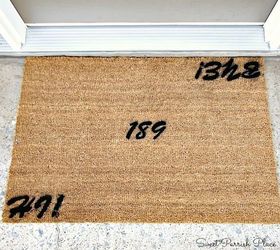 s 11 inviting welcome mats that will make your neighbors smile, crafts, outdoor furniture, porches, Give guests a greeting on the way in out