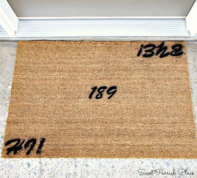 s 11 inviting welcome mats that will make your neighbors smile, crafts, outdoor furniture, porches, Give guests a greeting on the way in out