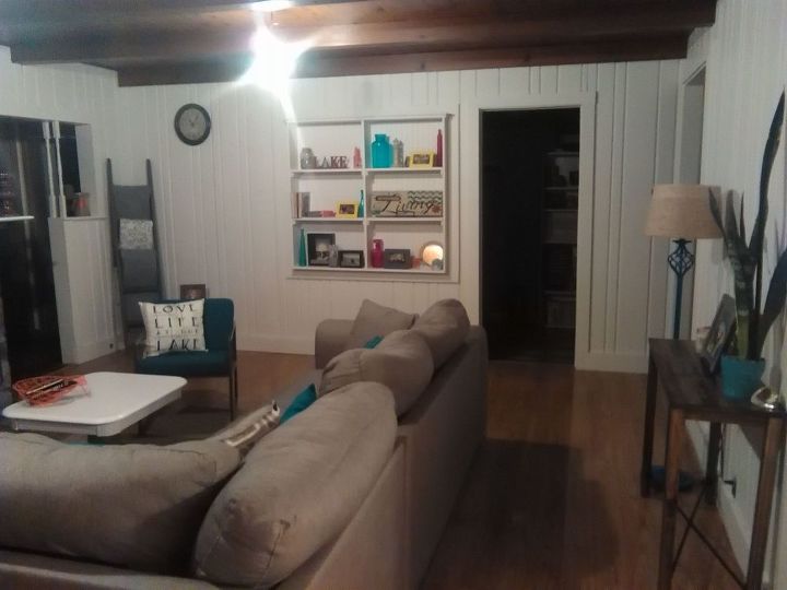 got wood paneling thinking about painting it you can diy , living room ideas, painting