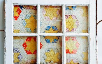Repurposing a Tattered Vintage Quilt for My Spring Mantel