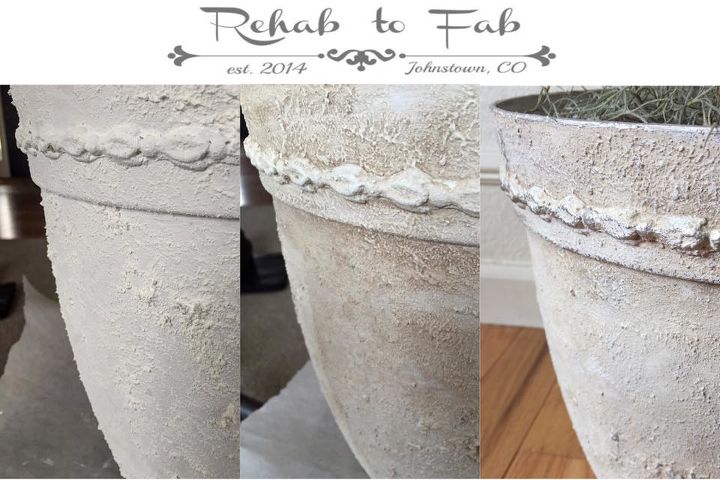 plastic pink flower pot gets a face lift