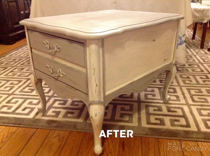 painted night stand, chalk paint, painted furniture