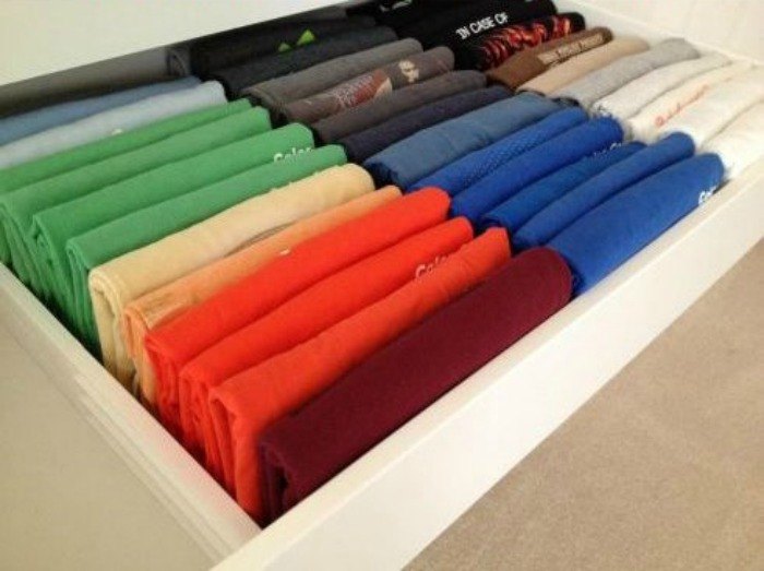 weekly organization tip 8 6 steps to an organized t shirt drawer, cleaning tips, how to, organizing