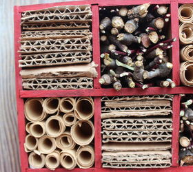 diy mason bee house from a thrift find