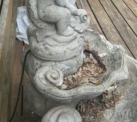 can this falling apart water fountain be saved