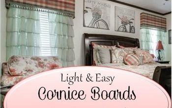 Easy and Light Cornice Boards From Foam Board