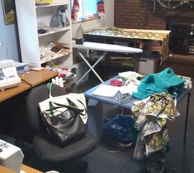 q organizing issues, craft rooms, organizing, this is on a good day