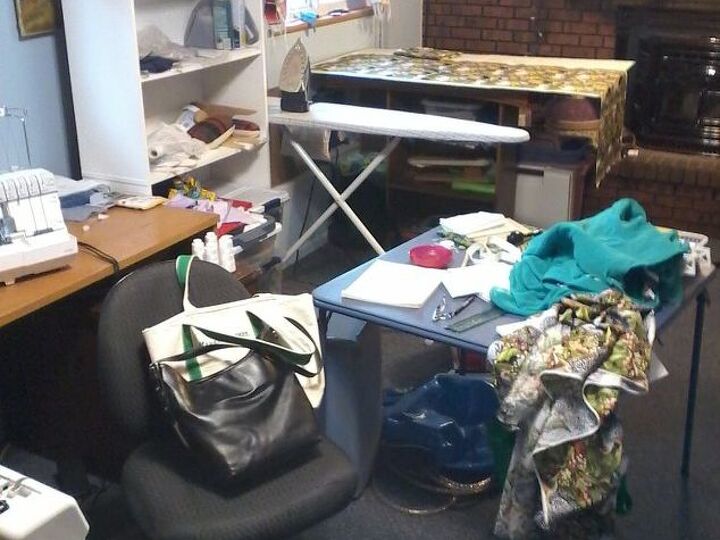 q organizing issues, craft rooms, organizing, this is on a good day