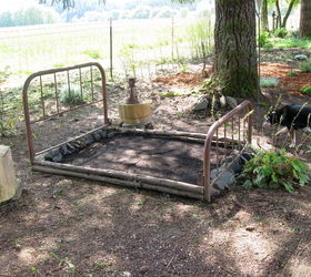 recycled flower bed, gardening, raised garden beds, repurposing upcycling