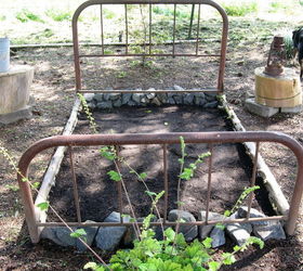 recycled flower bed, gardening, raised garden beds, repurposing upcycling