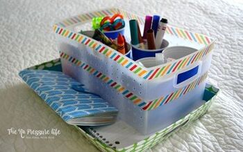 Cadenas de arte fáciles y baratas para organizar los lápices de colores de los niños