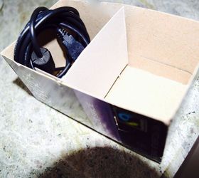 repurpose tea boxes into to organize media device cords , organizing, repurposing upcycling, storage ideas