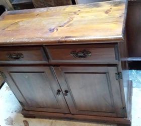 before and after cabinet makeover with scrollwork doors, diy, doors, kitchen island, pallet, repurposing upcycling