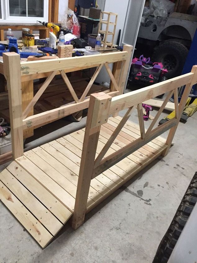 DIY Wood Garden Bridge Hometalk DIY Wood Garden Bridge Hometalk