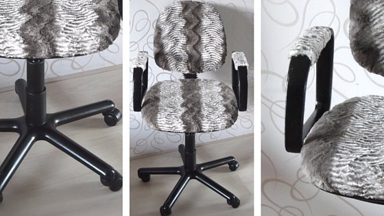diy office chair makeover the quick easy way , painted furniture, reupholster