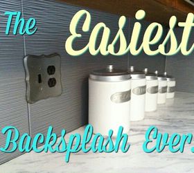 the easiest diy kitchen backsplash ever , kitchen backsplash, kitchen design