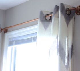 diy copper curtain rods that wont break the bank, diy, how to, window treatments, windows