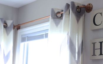  Varas de cortina de cobre DIY que não vão quebrar o banco