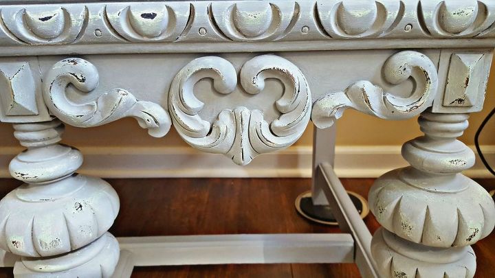 plain old brown jacobean buffet to beautiful buffet