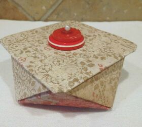 lidded origami square twisted box tutorial, crafts, how to