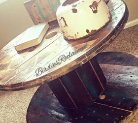 Cable Spool Turned Coffee Table By Birdiesreclaimed Hometalk