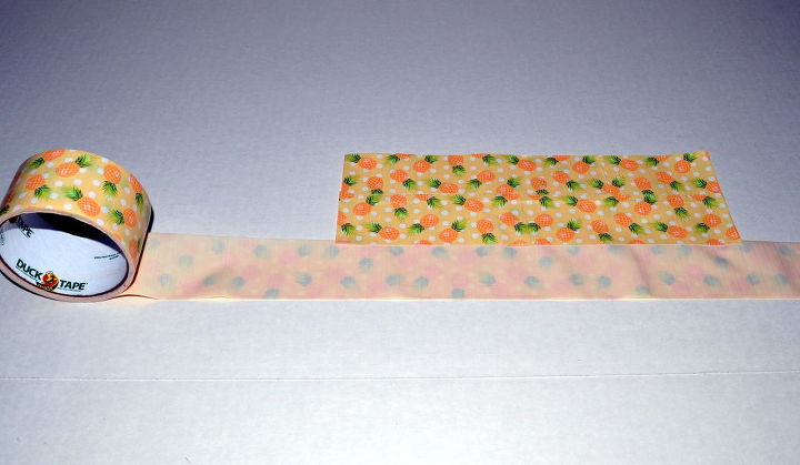 duck tape pineapple pencil pouch, crafts