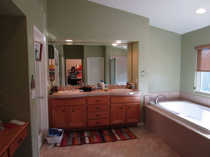 master bath makeover from dated to dazzeling on a dime , bathroom ideas, home decor, BEFORE