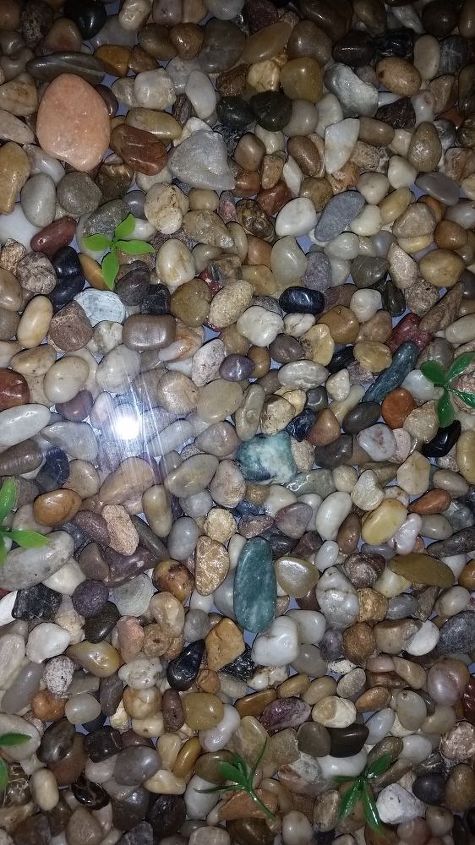 How To Make A Pebble And Glass Bathroom Vanity Hometalk