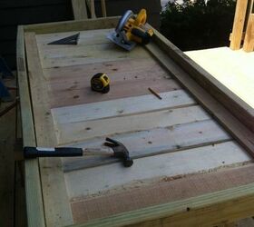 diy pallet table 13 easy outdoor diy projects upcycles, diy, outdoor furniture, outdoor living, pallet, woodworking projects