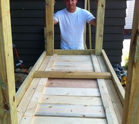 diy pallet table 13 easy outdoor diy projects upcycles, diy, outdoor furniture, outdoor living, pallet, woodworking projects