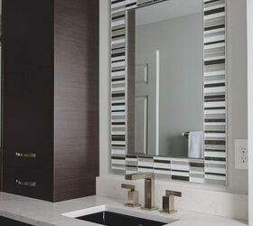 door less bath gets makeover, bathroom ideas, doors, Times Square Faucets in Brushed Nickel