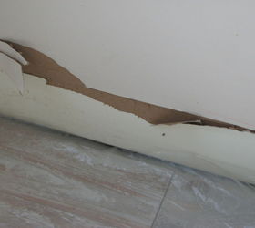 how to repair damaged drywall afteryour baseboards were removed