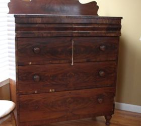 early 1800 s antique dresser, painted furniture