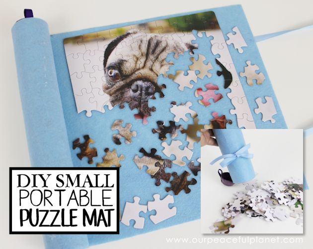 small puzzle container mat upcycle, crafts, how to, repurposing upcycling