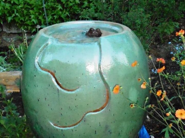 q help water fountain is beautiful to look at but sounds awful, home maintenance repairs, minor home repair, ponds water features, Water Fountain looks beautiful sounds awful