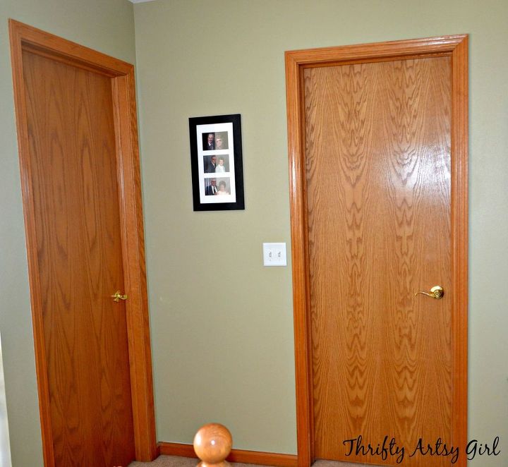 Interior Door Makeover DIY Idea