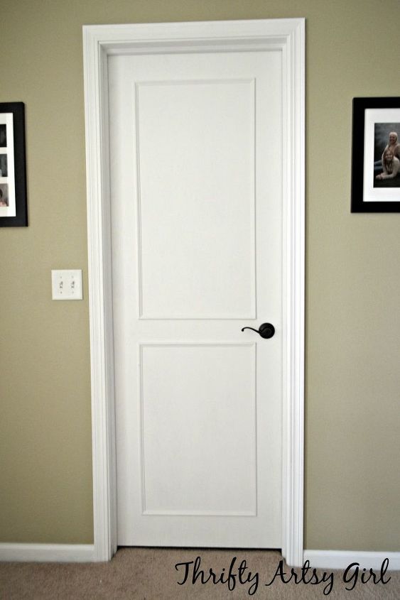 Interior Door Makeover DIY Idea