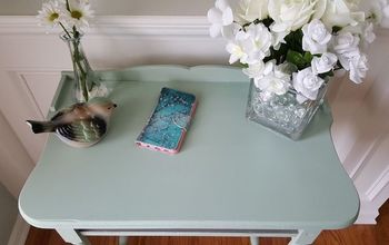 Antique Table Gets a Paint Makeover in Beautiful Poetic Blue
