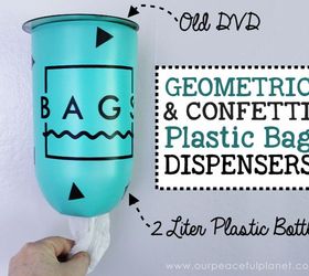 plastic bag dispenser from a soda bottle cd, crafts, organizing, repurposing upcycling