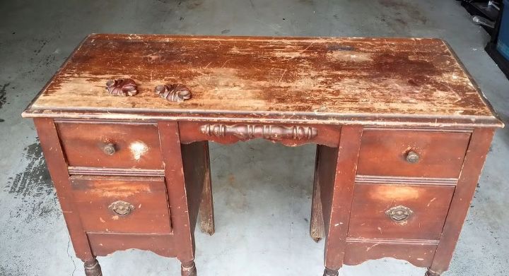 how to strip prepare old battered furniture for a makeover, how to, painted furniture